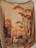 Blusa manga morcego